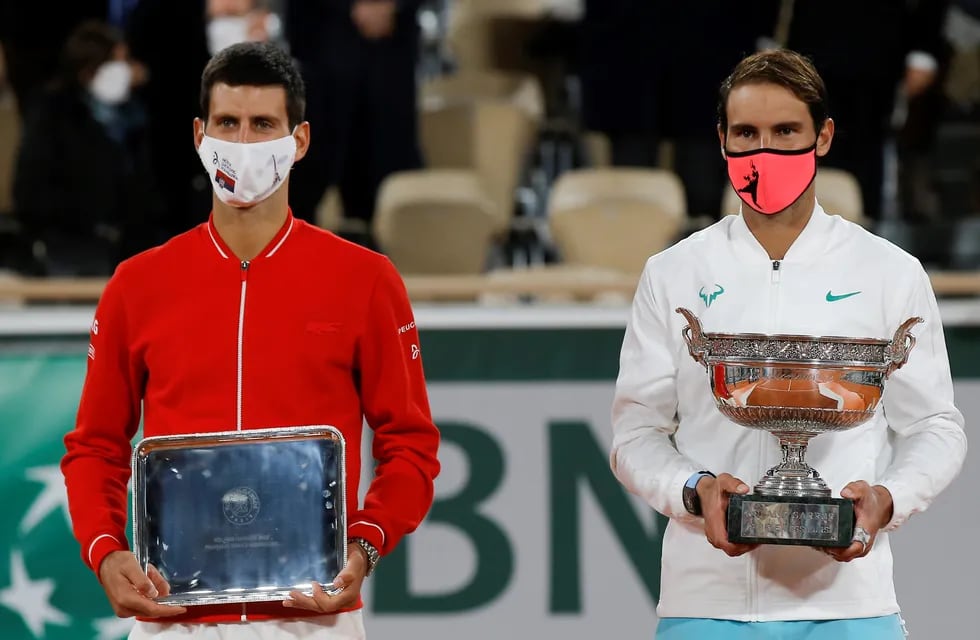Novak Djokovic y Rafael Nadal serán cabezas de serie en Roland Garros.