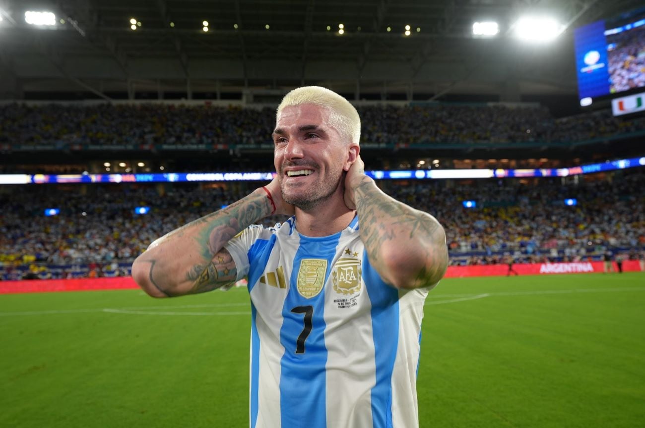 Rodrigo de Paul habló luego de ganar la Copa América y se mostró muy feliz por lo conseguido. (Prensa selección argentina)