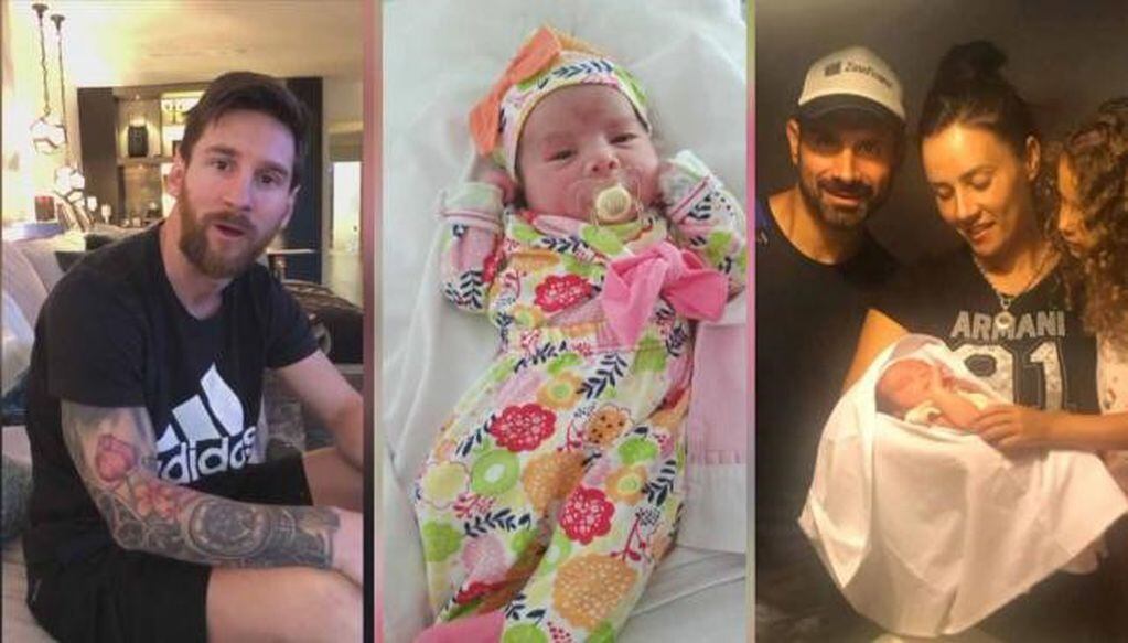 Messi se comunicó con la familia que le puso Lionela a su flamante hija.