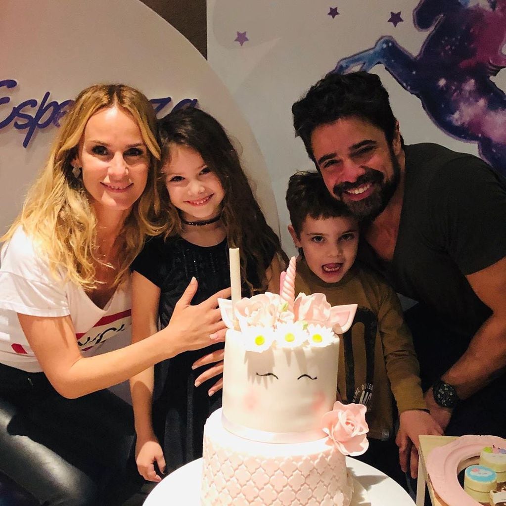 La modelo y el actor celebraron el cumpleaños de la niña tras su separación / Foto: Instagram
