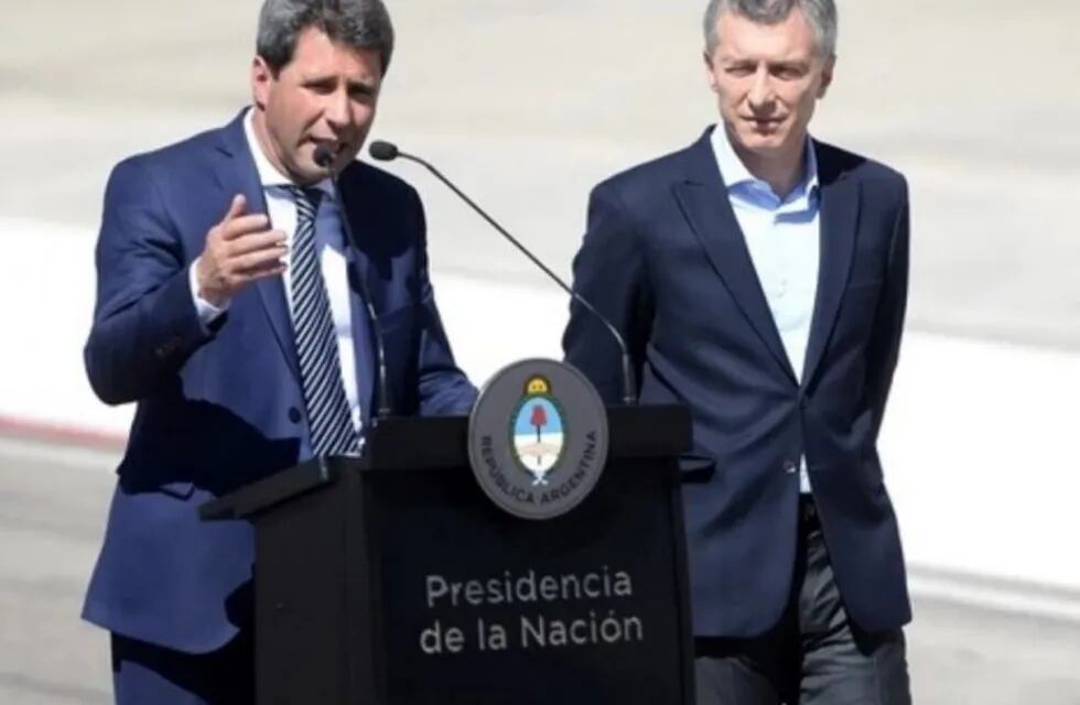 El gobernador Uñac y el presidente Macri en la última visita a San Juan.