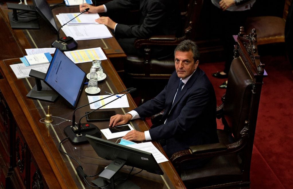 El presidente de la Cámara de Diputados e impulsor del proyecto, Sergio Massa.