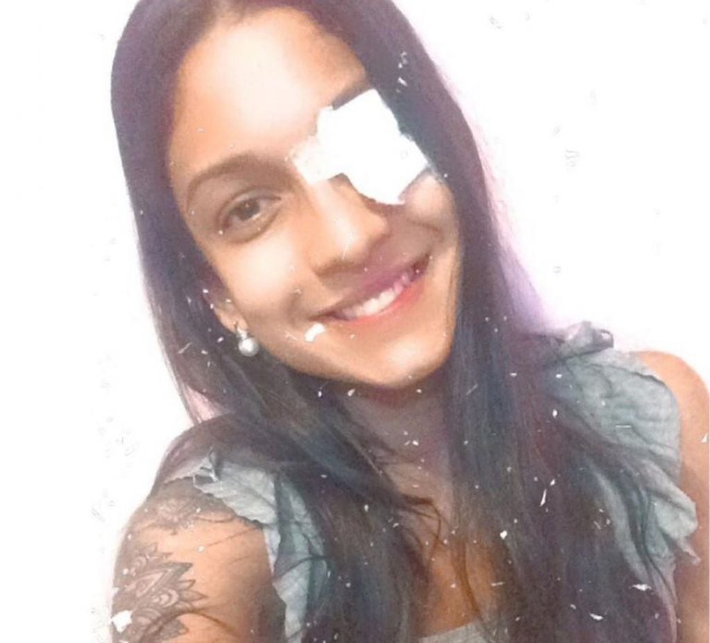 Noelia Mareco la chica que sufrió un derrame por suplementos dietarios para su entrenamiento Fitness. (Instagram)