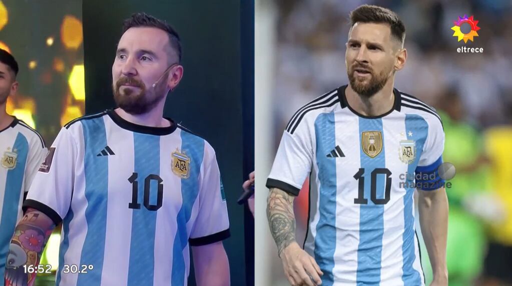 El "doble" de Messi en Bienvenidos a bordo.