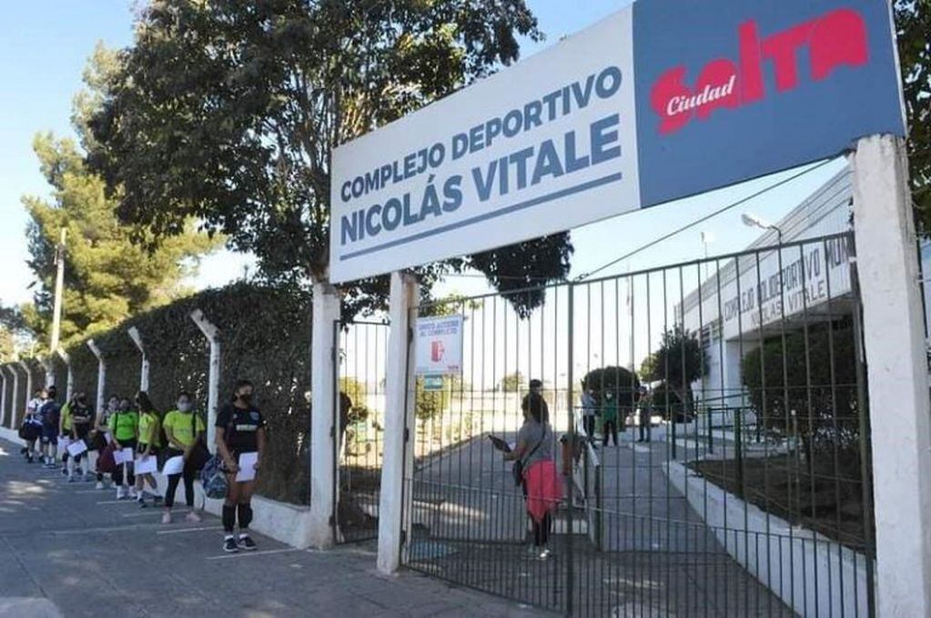 El Carlos Xamena y Nicolás Vitale retoman actividades deportivas (Facebook Complejo Deportivo Nicolás Vitale)