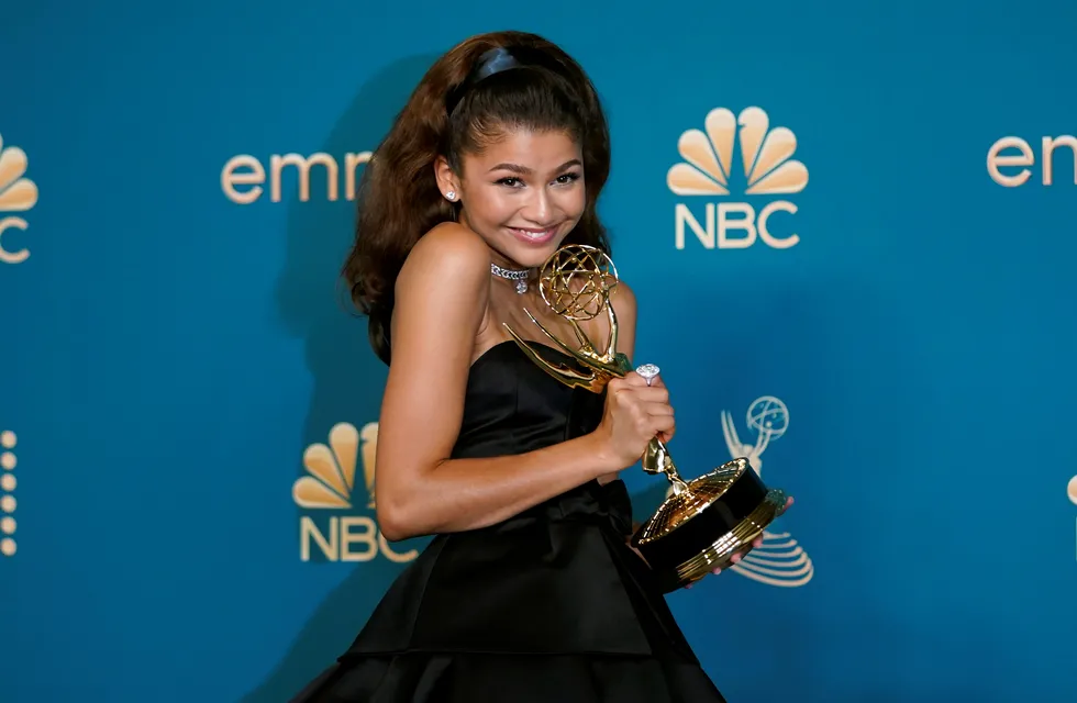 Zendaya, elegida mejor actriz de drama en los Emmy 2022 por su trabajo en "Euphoria". (AP)