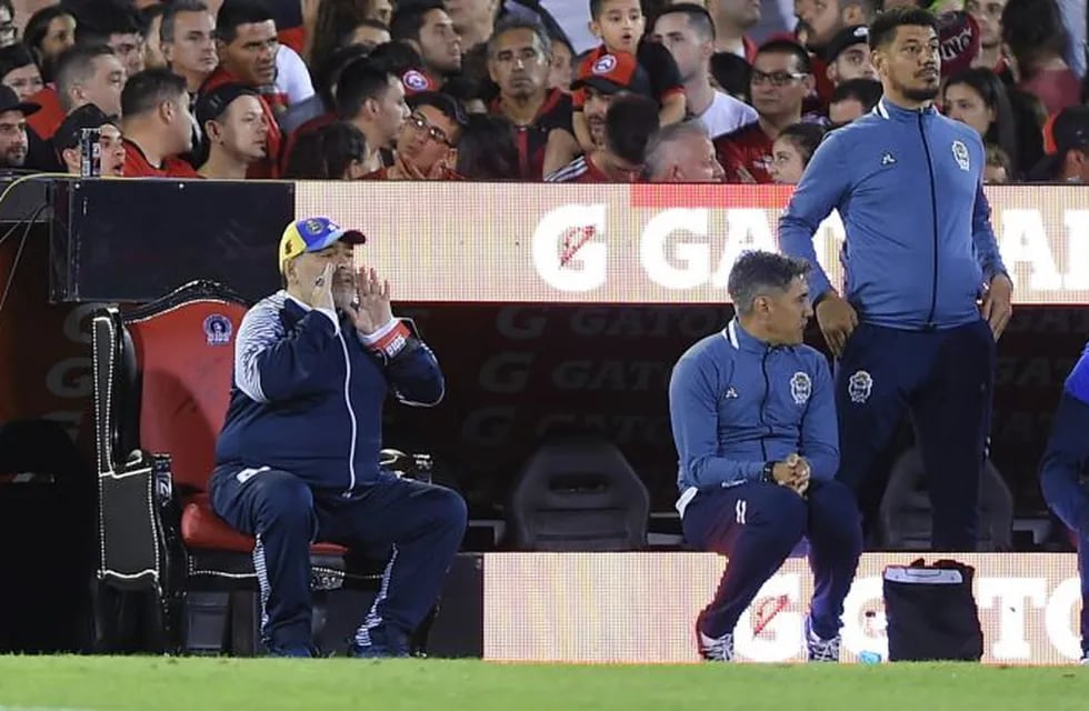 Dalma Maradona pidió el sillón que Newell's le obsequió a Diego (Getty Images)