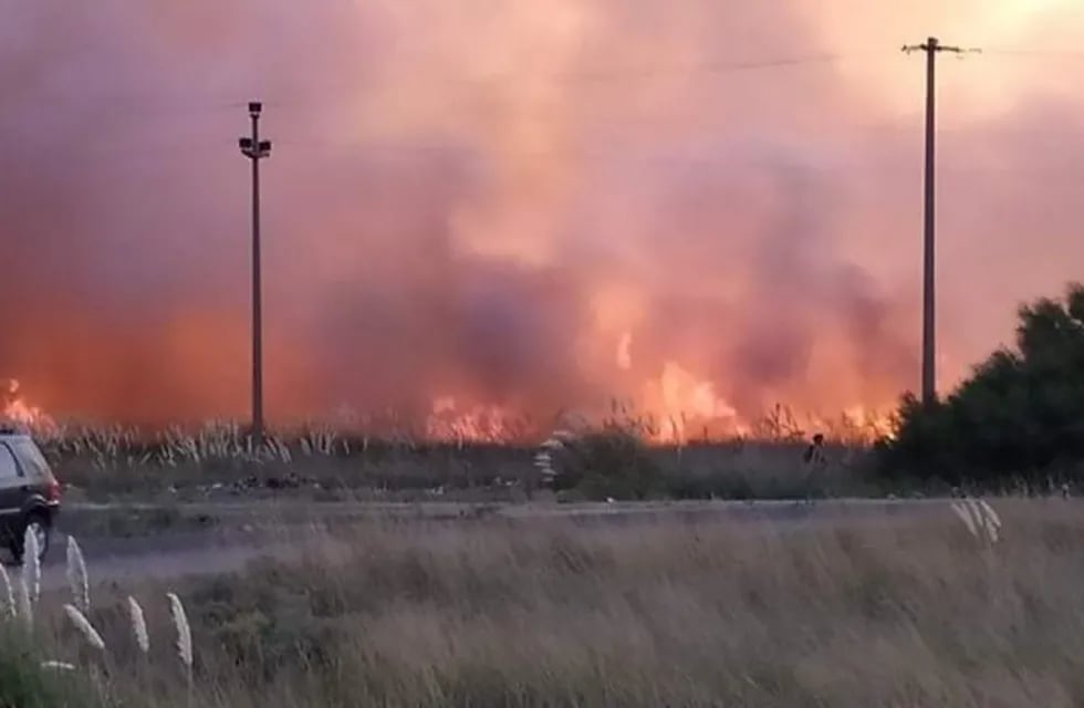 Incendios simultáneos en Punta Alta