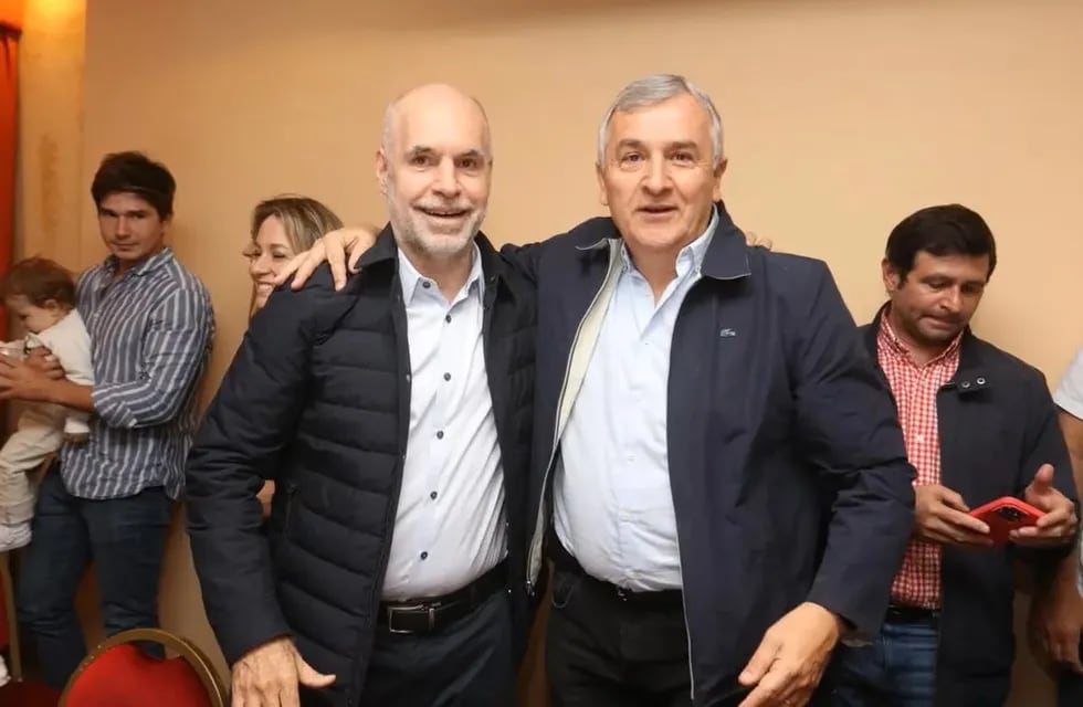 El porteño Horacio Rodríguez Larreta y el jujeño Gerardo Morales, dos nombres clave para la interna de Juntos por el Cambio.