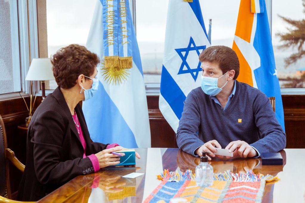 El Gobernador de Tierra del Fuego mantuvo reuniones con la embajadora de Israel en Argentina.