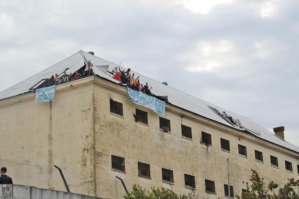 Motien en el penal de Devoto. (foto: La Nacion)