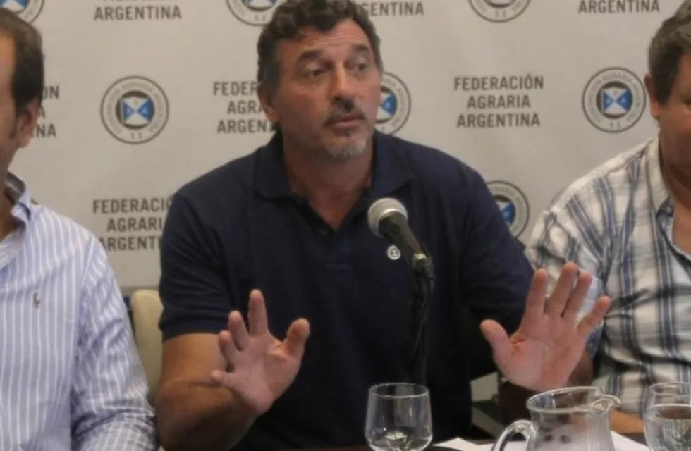 Omar Príncipe, titular de Federación Agraria Argentina criticó las medidas anunciadas por Nicolás Dujovne. (Archivo)
