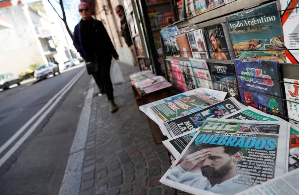 Puesto de diarios y revistas en Córdoba. (Imagen Ilustrativa)