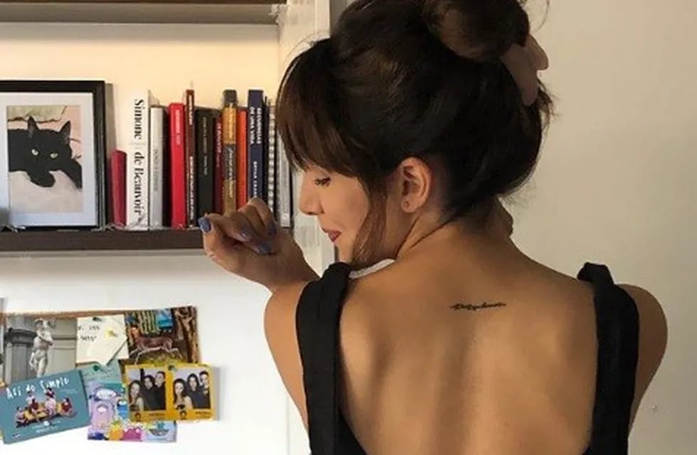 Thelma Fardin mostró su nuevo tatuaje en Instagram