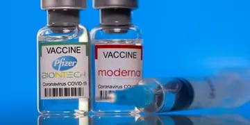 Vacunas contra el coronavirus Pfizer y Moderna