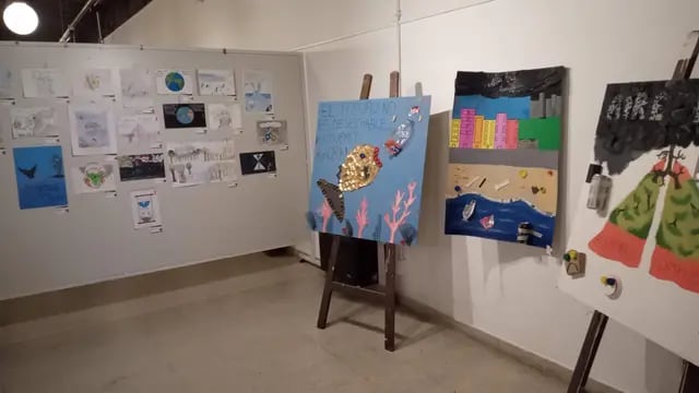 Entrega de premios del  Concurso Eco Murales en el Museo de Bellas Artes de Tres Arroyos