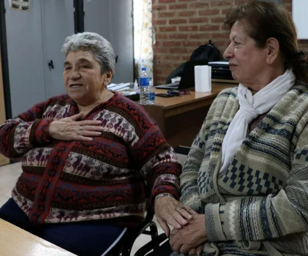Alicia Rivas y Alicia Mulbayer, las neuquinas que retomaron su amistad 60 años después.