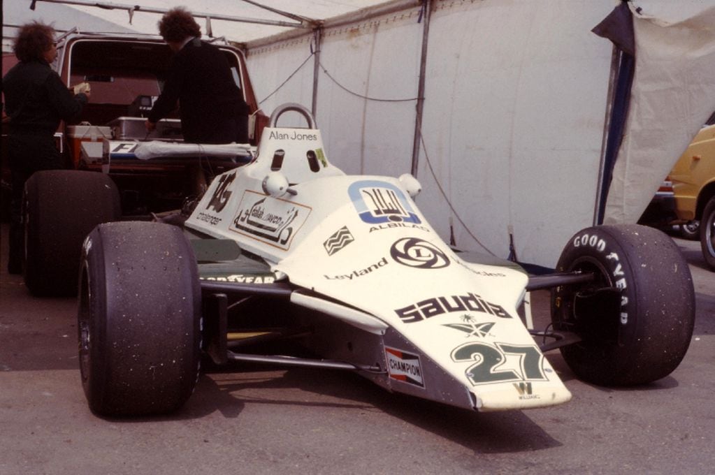 Williams FW07B, uno de los autos con los que compitió Reutemann.
