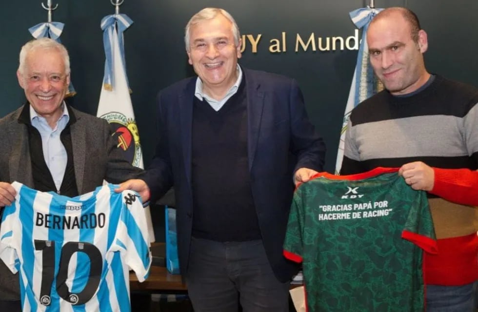 Blanco, Morales y Grobocopatel, en la previa del partido por Copa Argentina que se jugó en Jujuy este miércoles.
