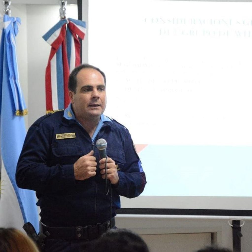 Comisario Inspector Pablo Berardo sub director Departamental San Justo
