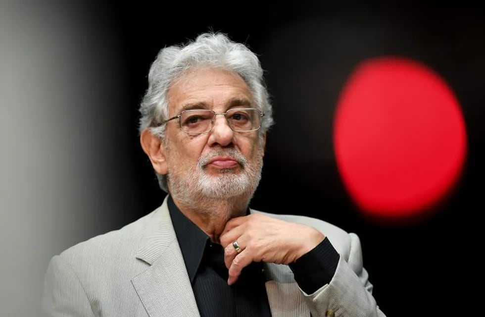 07/06/2018 FILED - 07 June 2018, Berlin: Opera singer Placido Domingo,speaks during a press conference on the performance \
