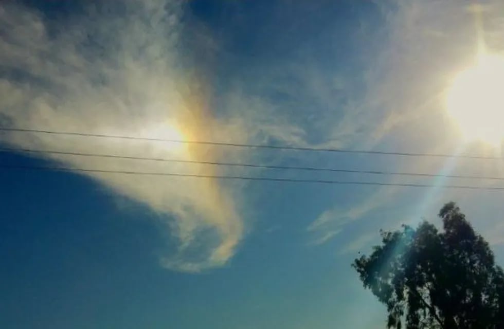 Se vio un extraño fenómeno en el cielo de San Juan. (Foto: Lucho Alcucero)