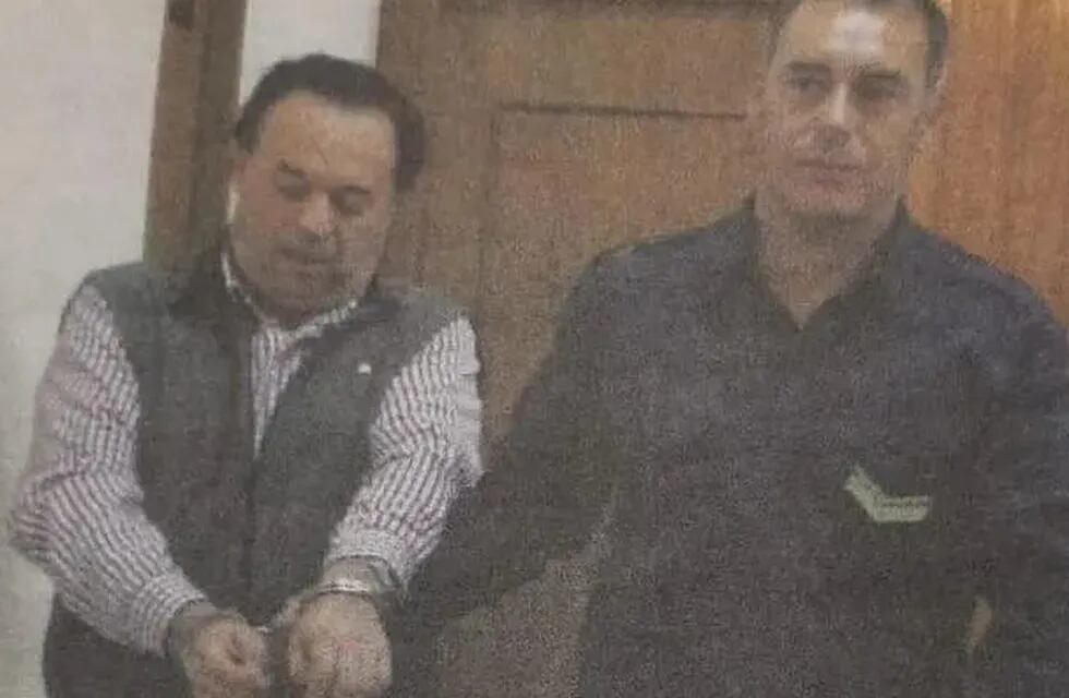 José Armando Aranda en su anterior paso por Tribunales, en 2013. Está acusado de integrar la banda del "narcotaxi".