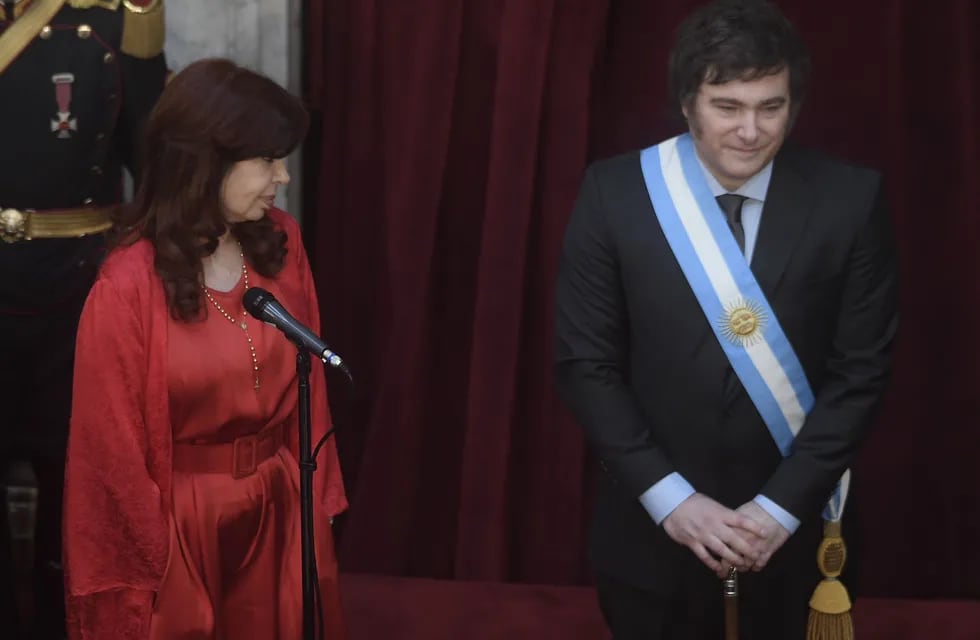 Cristina Kirchner y Javier Milei.