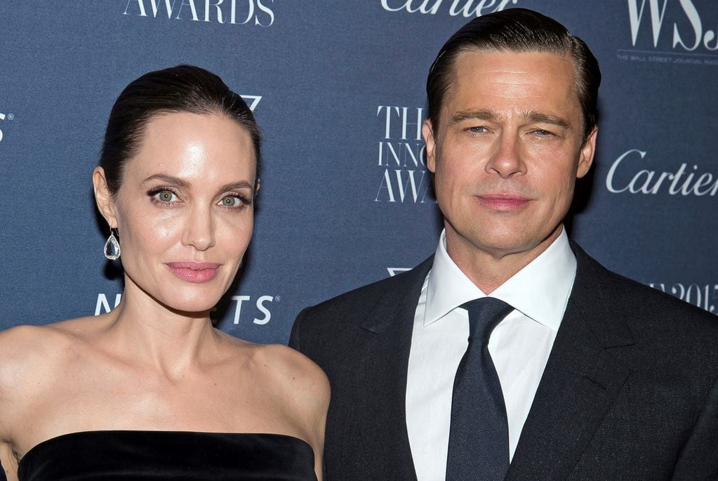 Angelina Jolie y Brad Pitt. (AP)