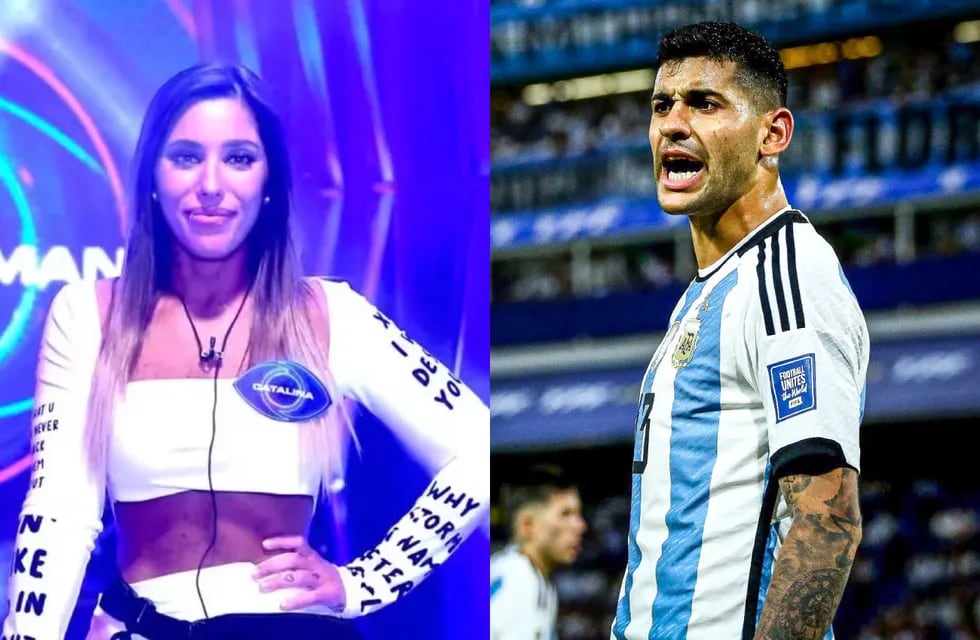 Cata Gorostidi habló de la relación que mantuvo con el futbolista de la Selección Argentina. (Collage: Gentileza Telefe/AP)