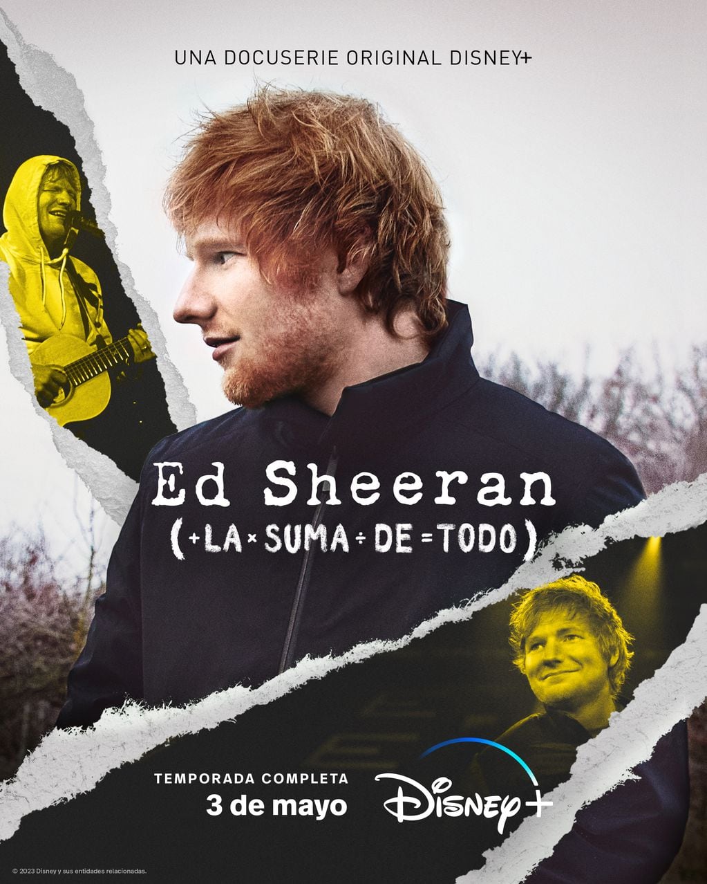  “Ed Sheeran: La Suma de Todo” se estrenan el próximo 3 de mayo en Disney+.