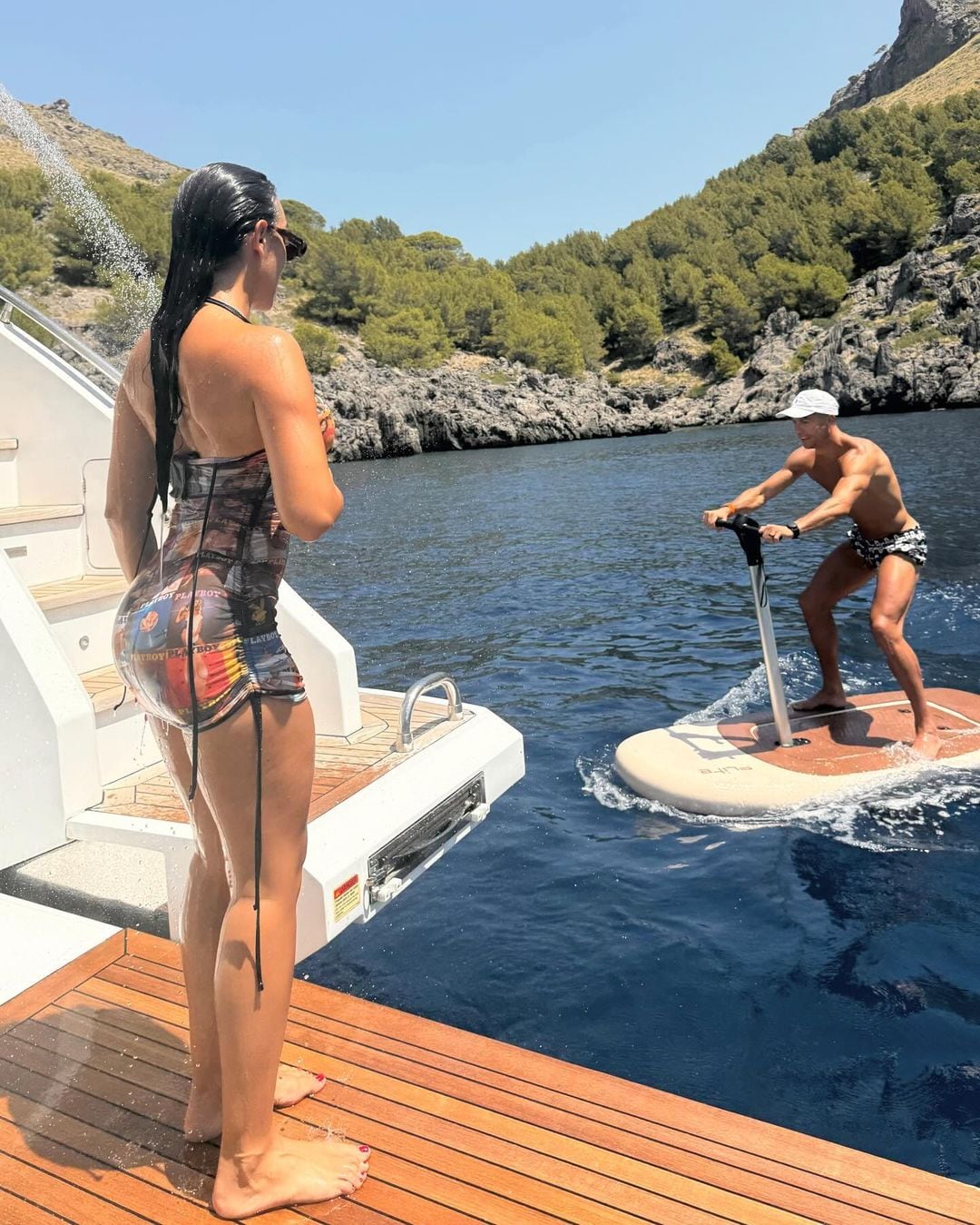 Las vacaciones ultra hot que pasan Cristiano Ronaldo y Georgina Rodríguez en Mallorca