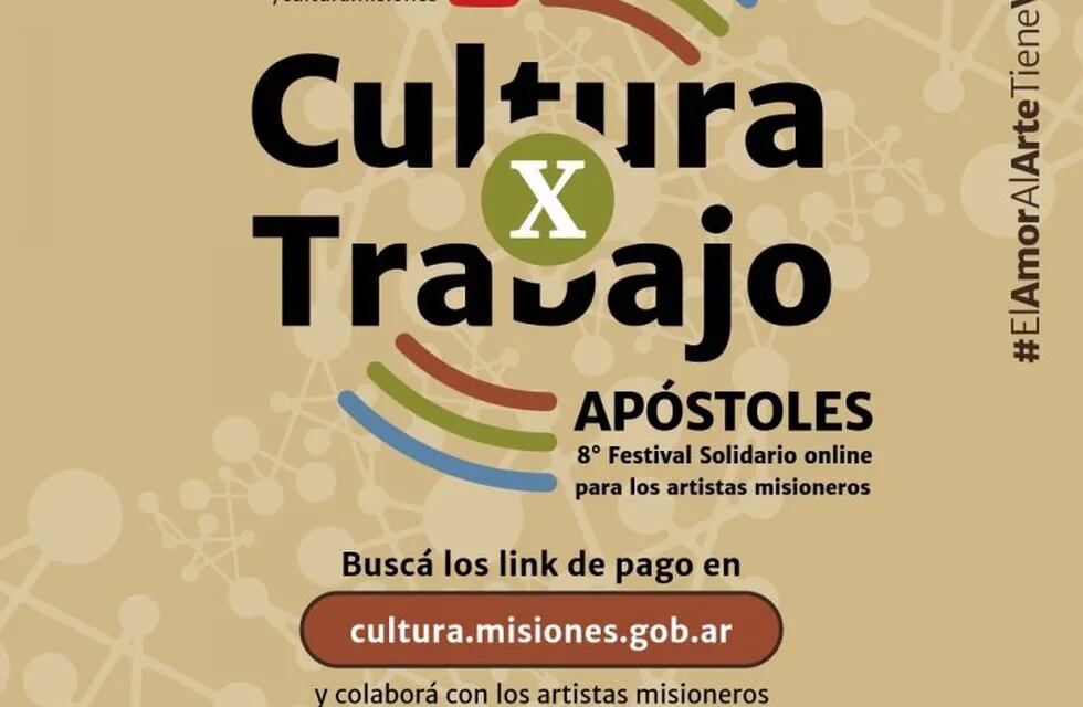 Apóstoles tendrá su festival Cultura X Trabajo este viernes