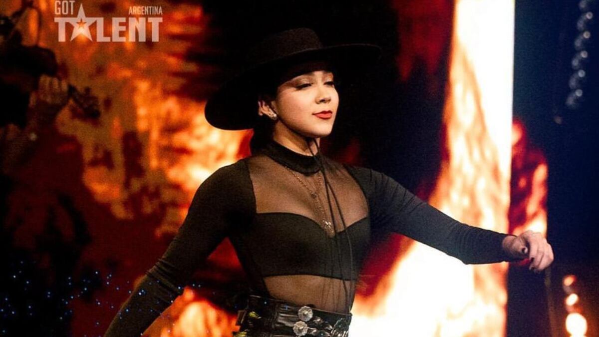 La formoseña brilló con su presentación de malambo en Got Talent.