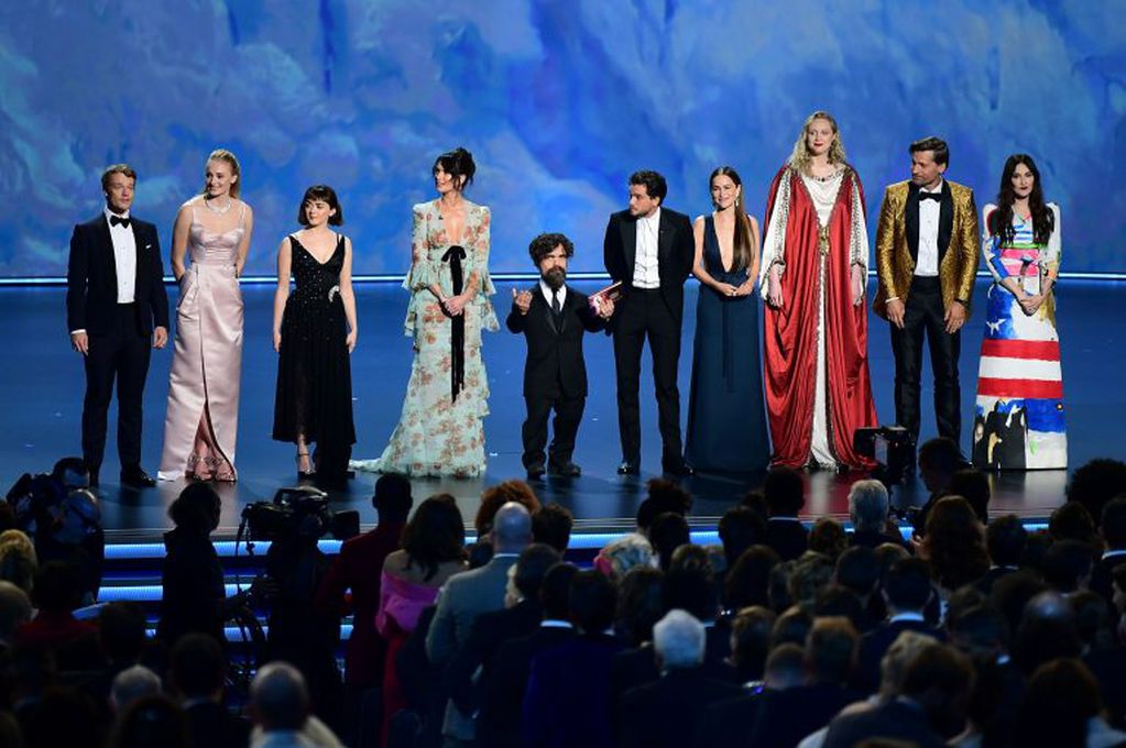 El elenco de "Game of Thrones" durante los premios Emmy, 2019. (Foto: Frederic J. BROWN / AFP)