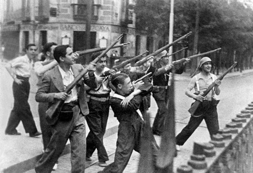 Fotografías sobre la guerra civil española, fusilamientos en España. (AFP)