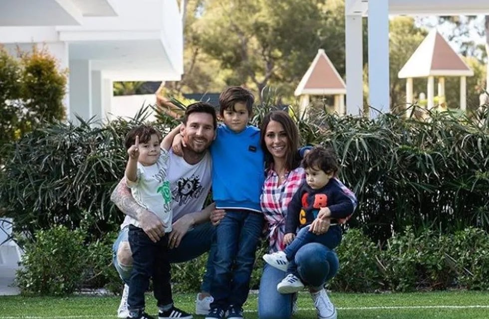 Lionel Messi y su familia  (Instagram)