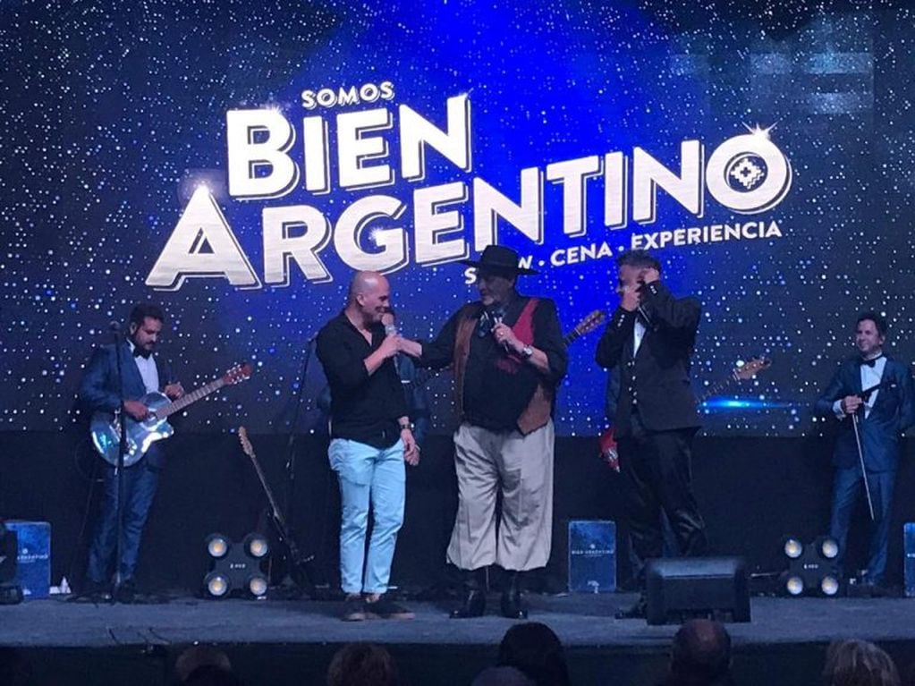 El Chaqueño Palavecino también participó del show de "Bien Argentino" este verano.