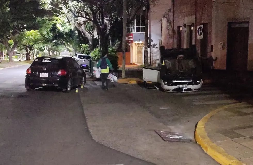 Siniestro vial en Posadas dejó heridos leves