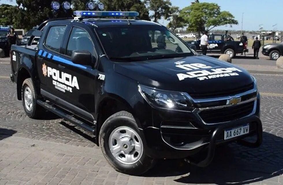 Camioneta de la policía de Santa Fe. (Archivo)