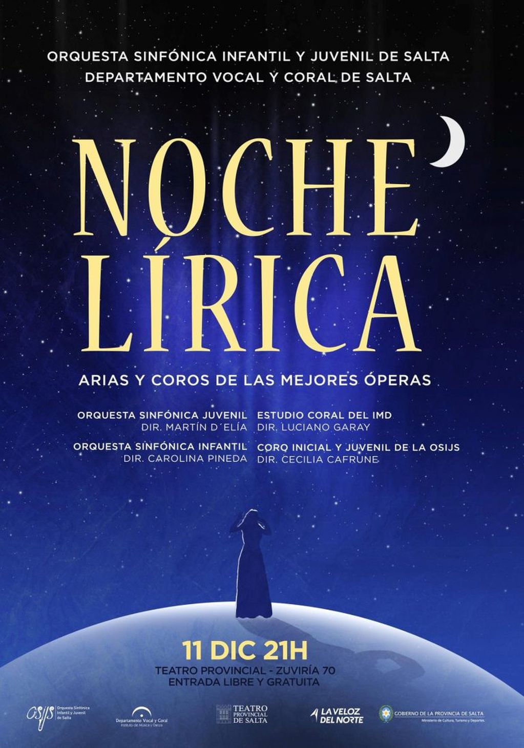 Noche Lírica (Facebook Orquesta Sinfónica Infantil y Juvenil de Salta)