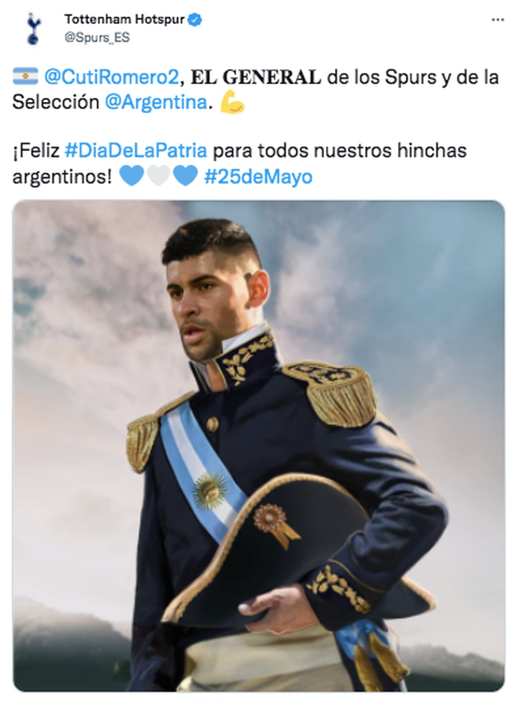 Cuti Romero, el "General" de la Selección Argentina y el Tottenham.