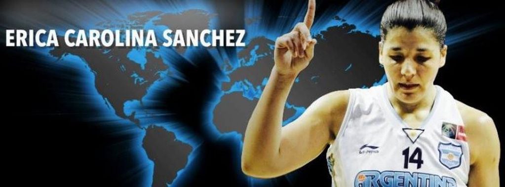 Erica Carolina Sánchez - basquetbolista de Mendoza.