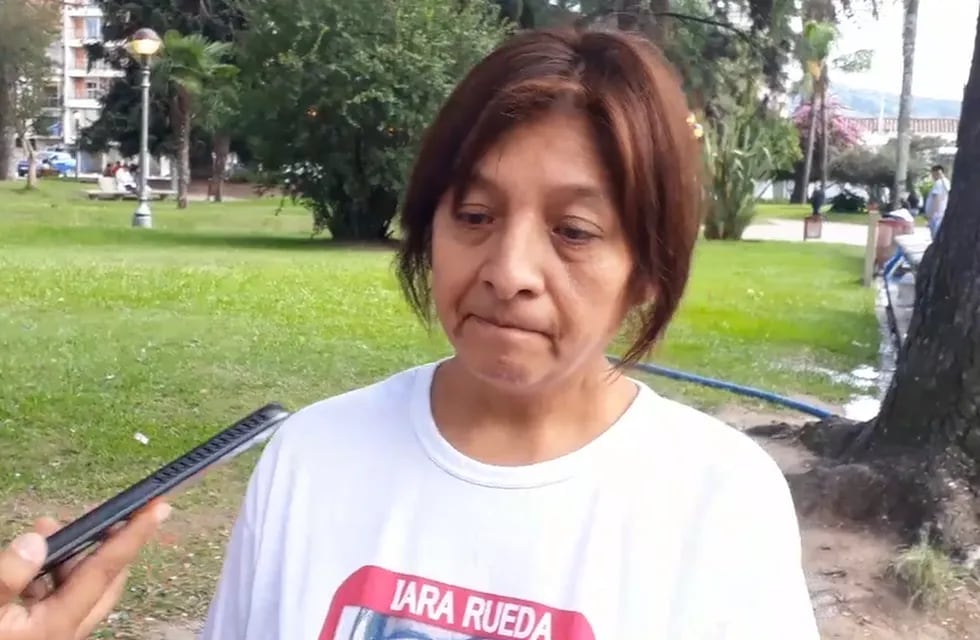 Mónica Cunchila, madre de Iara Rueda, la adolescente palpaleña cuyo femicidio conmocionó a Jujuy en septiembre de 2020.
