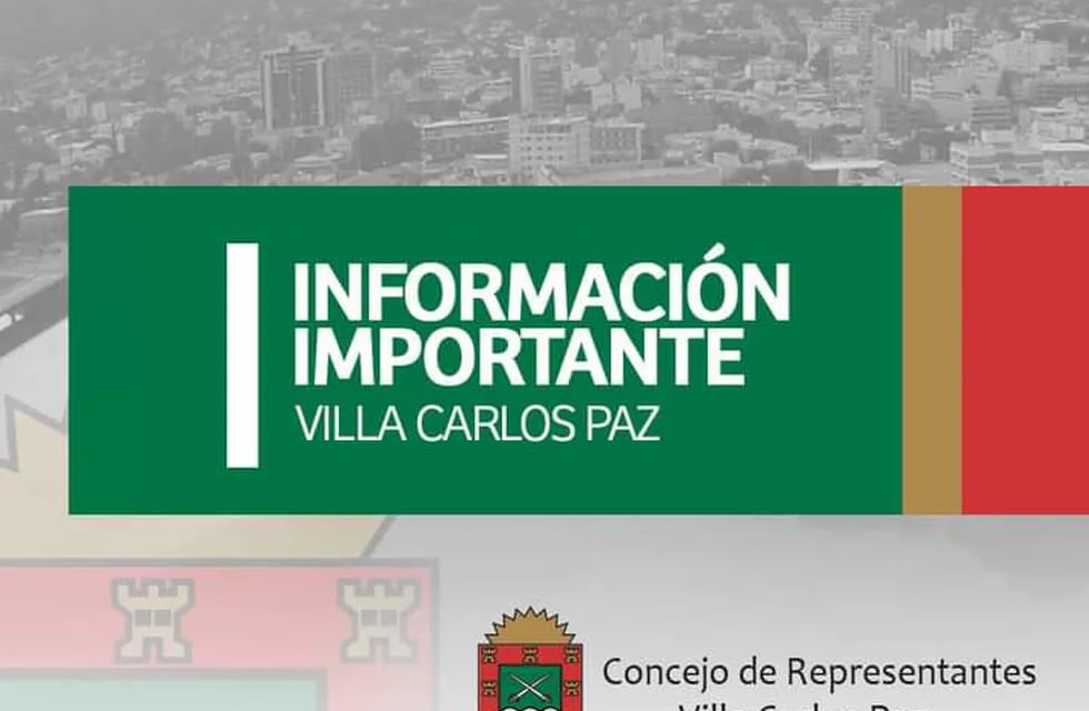 Audiencia Pública. Concejo de Representantes de Villa Carlos Paz.