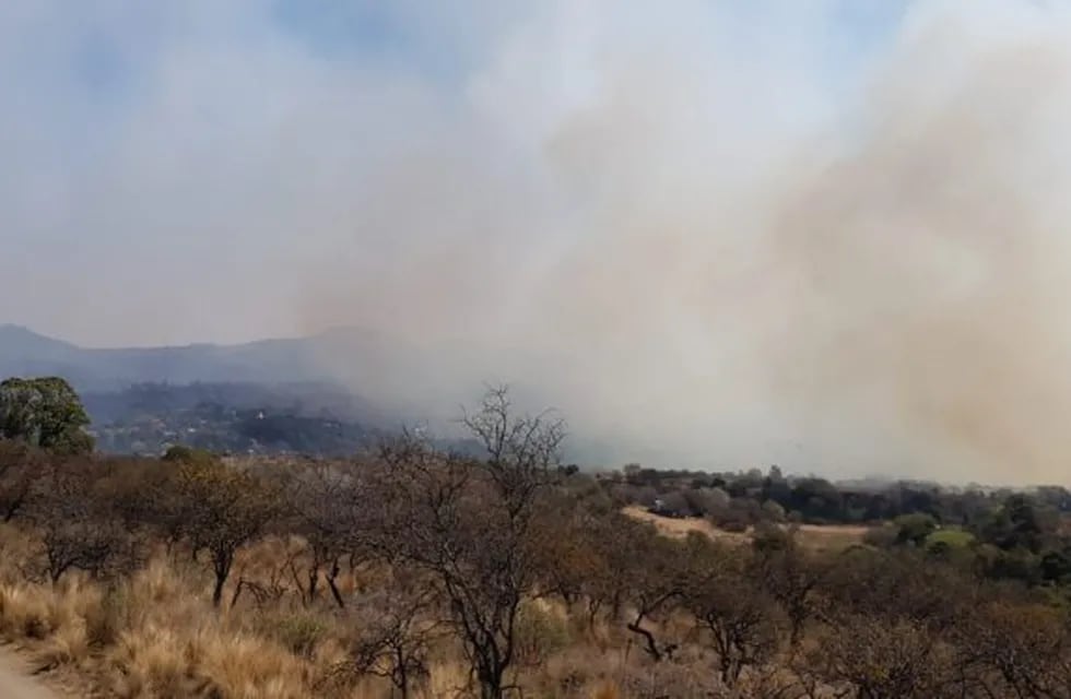 Incendio en Las Albahacas