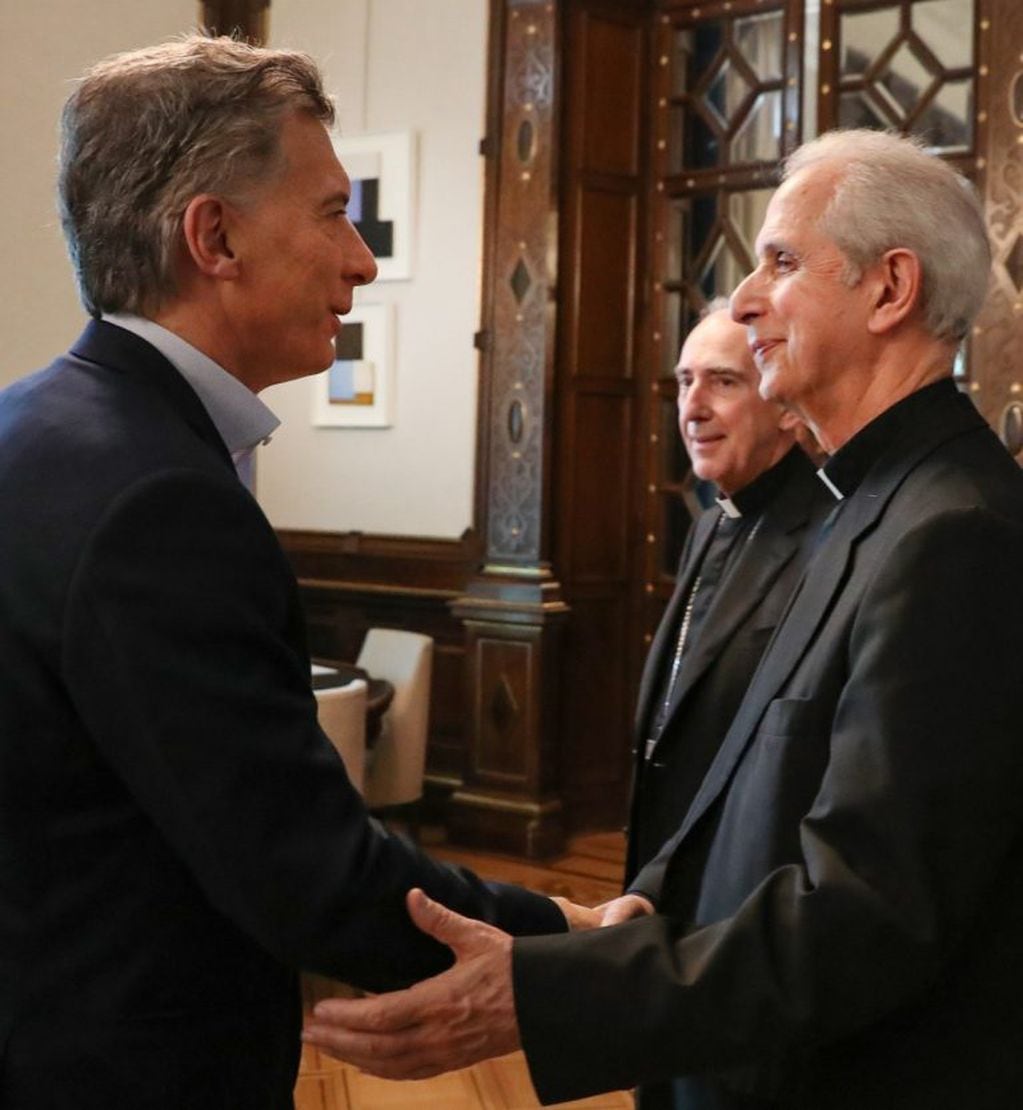 Encuentro de Macri con la Conferencia Episcopal Argentina. (foto: presidencia)