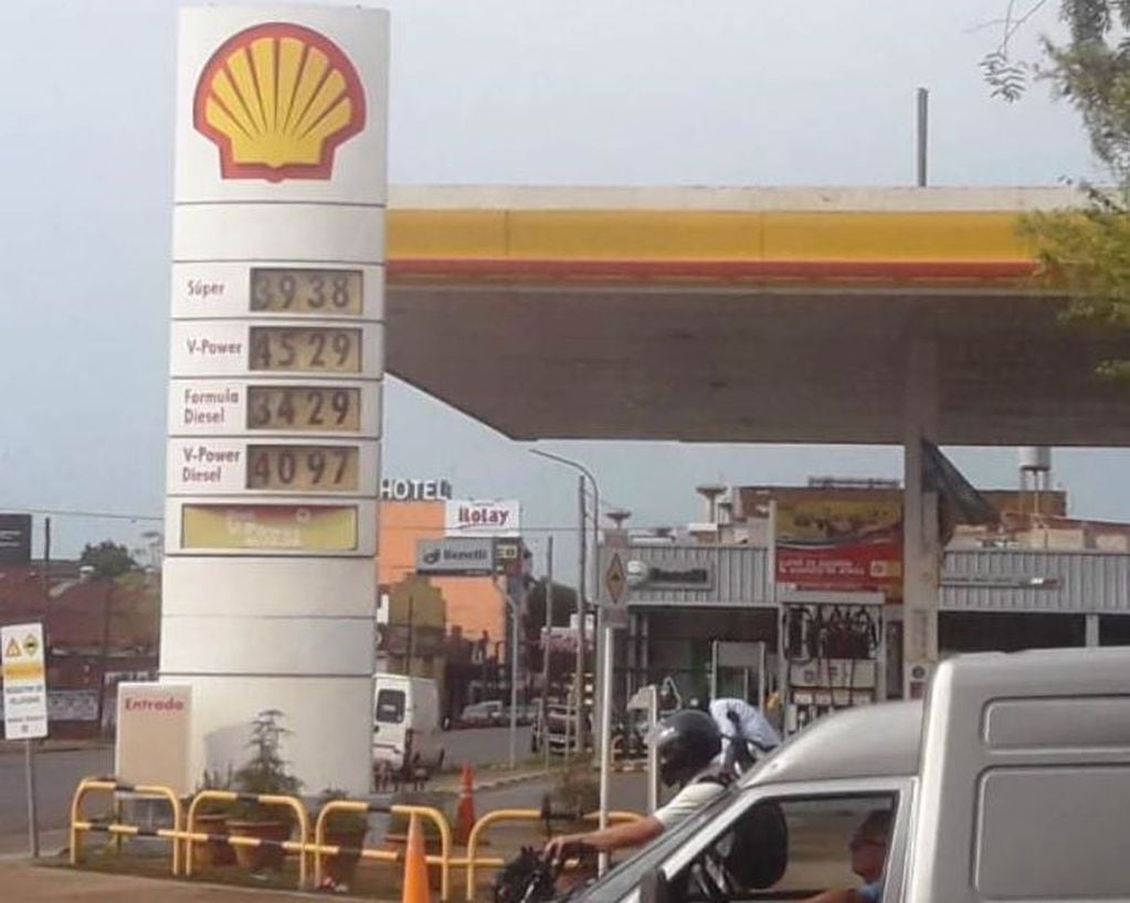 Nuevo aumento de los combustibles en Posadas. (Foto: Misiones Online)