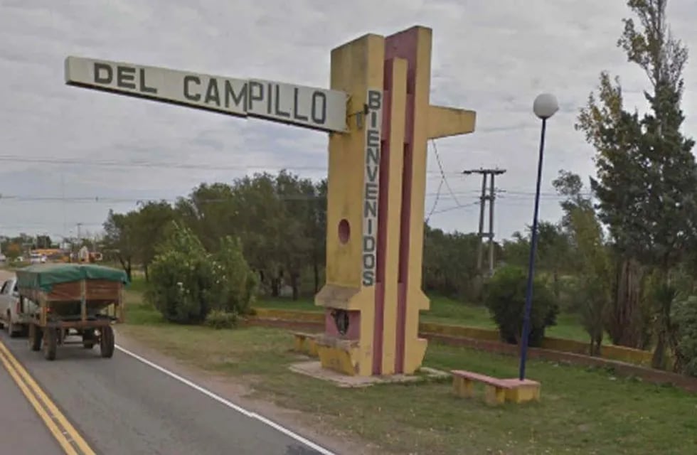 Acceso a Del Campillo (Captura/©Google Street View).