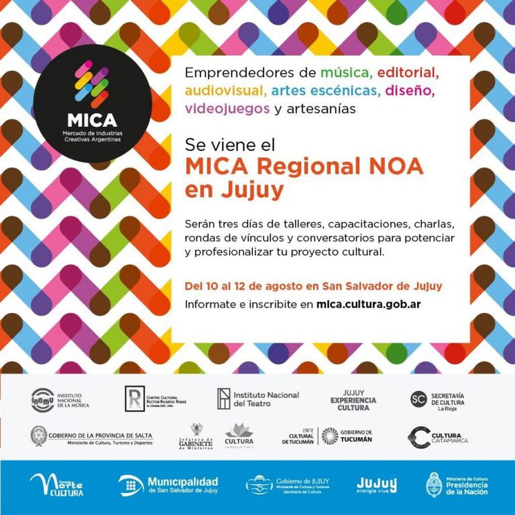 Promoción del MICA NOA que se realizará en Jujuy